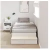 Image de Cadre de lit de rangement Blanc 90x190 cm 3335669