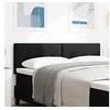 Image de Tête de lit Bouton Capitonné Noir 160 cm Tissu 42007165