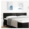 Image de Tête de lit Button Tufted Noire 180 cm Velours 42007185