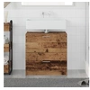 Image de Cabinet de lavabo Vieux Bois 59x37x59 cm Bois reconstitué
