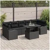 Image de Salon de jardin modulable GENERIQUE 8 pieces 2 personnes 62 x 55 x 85 cm rotin