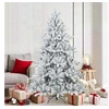Image de Sapin de Noël artificiel à branches pliantes, duveteux de neige, Salon, Sapin de Noël moderne, Artificiel 42019328