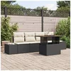 Image de Salon de jardin rotin 5 pieces 4 personnes