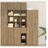 Image de Meuble de rangement slim Chêne artisanal 30x42.5x225 cm Bois d ingénierie, Meuble mural Chêne artisanal 30x42.5x40 cm Bois d in
