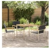 Image de Ensemble de Salle à Manger de Jardin 5 Pièces Bois Solide Acacia 3334814