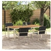 Image de Ensemble de salle à manger de jardin 5 pièces en bois d'acacia 3334817