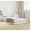 Image de Lit de sol Blanc 80x210 cm en bois massif de pin 869733