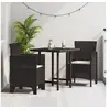 Image de Lot de 2 chaise en rotin H. 85 cm marron exterieur