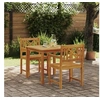 Image de Ensemble de salle à manger de jardin 3 pièces en bois massif d'acacia 3375656
