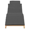 Image de Lot de 1 transat GENERIQUE H. 58.5 cm en teck non pliable
