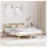 Image de Cadre de lit avec tête de lit 160x200 cm Bois de pin massif 872098