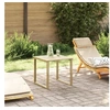 Image de Table de bain de soleil 50,5x50,5x46 cm en bois de pin imprégné