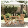 Image de Ensemble Bistro de Jardin Pliable 3 Pièces en Bois Massif d'Acacia 3385965