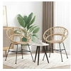 Image de Lot de 2 chaise GENERIQUE interieur non pliable H. 81 cm en rotin