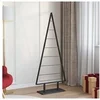 Image de Arbre de Noël en métal avec support Noir 150 cm Acier, Salon, Arbre Métallique, Décor Minimaliste, Noël Moderne, 42019172