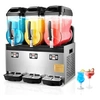 Image de SucceBuy Machine à Granité Commerciale Pour Restaurant Bar 144 Tasses Triple Réservoir