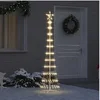 Image de Arbre de Noël LED Blanc chaud 51 x 51 x 190 cm Métal, Salon moderne, guirlandes lumineuses, déco de Noël 42018771