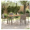 Image de Lot de 4 chaise GENERIQUE exterieur empilable non pliable H. 90 cm en acacia