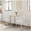 Image de Chaise de bureau GENERIQUE - Lot de 2 - Bois massif H. 77 cm