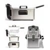 Image de Friteuse électrique - INOX - 3L - 2000W - Cuve amovible - Thermostat réglable jusqu'à 190°C