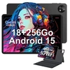 Image de Tablette tactile - Android 15 - MICREAR - 10,1" - Unisoc T310 Octa Core- 18(6+12)Go LPDDR4 - 256Go/1To TF - clavier + Bookcover