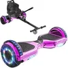 Image de Pack Hoverboard Hoverkart 6.5 pouces Rose Bluetooth LED