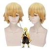 Image de Perruques Demon Slayer Agatsuma Zenitsu Cosplay Jaune