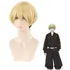 Image de Perruques Tokyo Revengers Matsuno Chifuyu Cosplay Jaune