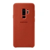 Image de Alcantara Cover EF-XG965 - Coque de protection pour téléphone portable - alcantara - rouge - pour Galaxy S9+, S9+ Deluxe Edition