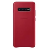 Image de Coque en cuir Bordeaux pour Galaxy S10 Plus