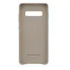 Image de Leather Cover EF-VG975 - Coque de protection pour téléphone portable - cuir - gris - pour Galaxy S10+, S10+ (Unlocked)