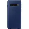 Image de Coque Cuir pour Samsung Galaxy S10 Bleu