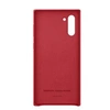Image de Samsung Leather Cover EF-VN970 - Coque de protection pour téléphone portable - cuir - rouge - pour Galaxy Note10, Note10 (Unlocked)