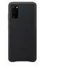 Image de Leather Cover EF-VG980 - Coque de protection pour téléphone portable - aluminium, cuir - noir - pour Galaxy S20, S20 5G