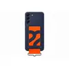 Image de Coque Silicone avec lanière S22+ Bleu Marine
