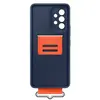 Image de Coque Silicone avec lanière Navy Samsung Galaxy A53 5G