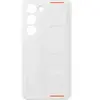 Image de Coque Silicone avec lanière S23 Blanc