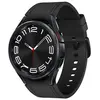 Image de Galaxy Watch6 Classic - 43 mm - montre intelligente avec bande - cuir écologique hybride - noir - taille du bracelet : S/M - affichage 1.3" - 16 Go -