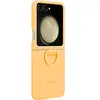 Image de Coque silicone avec anneau Z Flip 5 Abricot
