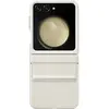 Image de Coque Simili cuir design Z Flip 5 Creme