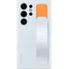 Image de Coque silicone avec lanière pour Galaxy S24 Ultra Bleu Polaire