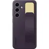 Image de Coque silicone avec lanière pour Galaxy S24 Violet Foncé