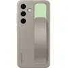 Image de Coque silicone avec lanière pour Galaxy S24 Taupe
