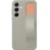 Image de Coque Silicone avec laniere pour Galaxy A55 5G Gris
