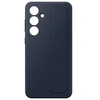 Image de Coque avec laniere et support pour Galaxy S24 FE - Bleu Fonce
