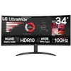 Image de LG UltraWide | Écran Bureautique VA 34" incurvé WQHD 21:9 en occasion ou reconditionné