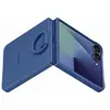 Image de en silicone avec anneau selfie Bleu nuit pour Galaxy Z Flip 7