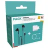 Image de Pack Kit Pieton usb-c AKG blanc + Chargeur 45W blanc + câble usb-c blanc