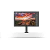 Image de LG Ergo Ultrafine 32UN880-B 32" Moniteur UHD 4K - Dalle IPS 5ms 60Hz, 3840x2160, HDR 10, DCI-P3 95%, AMD FreeSync, Pied Ergonomique réglable : Extension, Rotation, Hauteur, Inclinaison, Pivot en occasion ou reconditionné