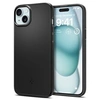 Image de Thin Fit - Coque de protection pour téléphone portable - polyuréthanne thermoplastique (TPU), polycarbonate - noir - pour Apple iPhone 15